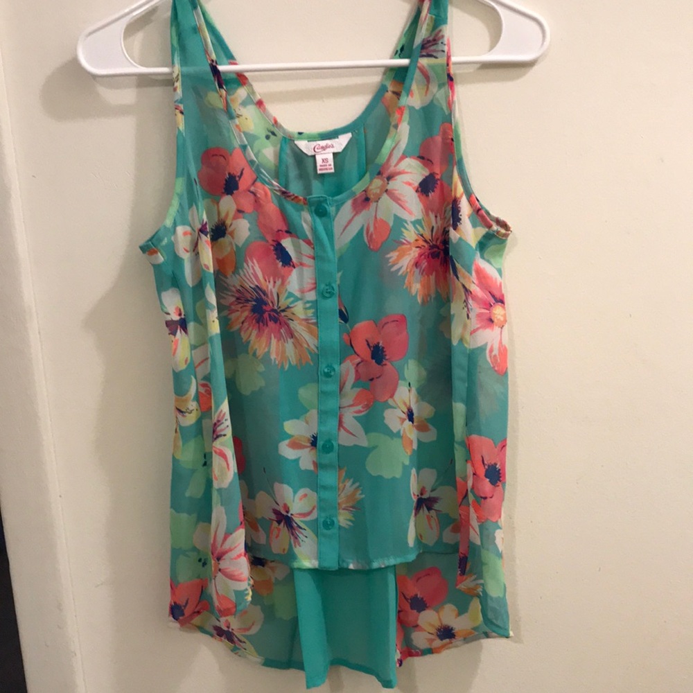 Casual & fun floral tank